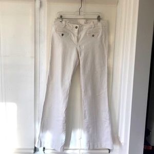 J. Crew White Jean 10